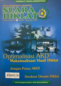 Suara Diklat Volume III Nomor 4 Oktober- Desember 2008