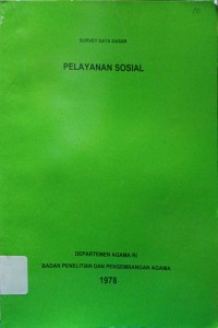 Survey Data Dasar Pelayanan Sosial