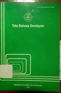 Tata Bahasa Kendayan