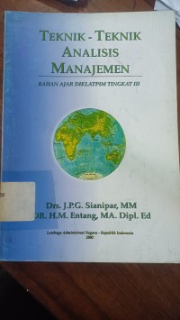 Teknik-teknik Analisis Manajemen