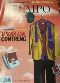 Tempo Nomor 10 Edisi 30 Maret - 5 April 2009
