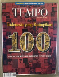 Tempo Nomor 13 Edisi 19-25 Mei 2008