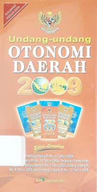 Undang-Undang Otonomi Daerah 2009