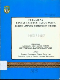 Kotamadya Bandar Lampung Dalam Angka 1996