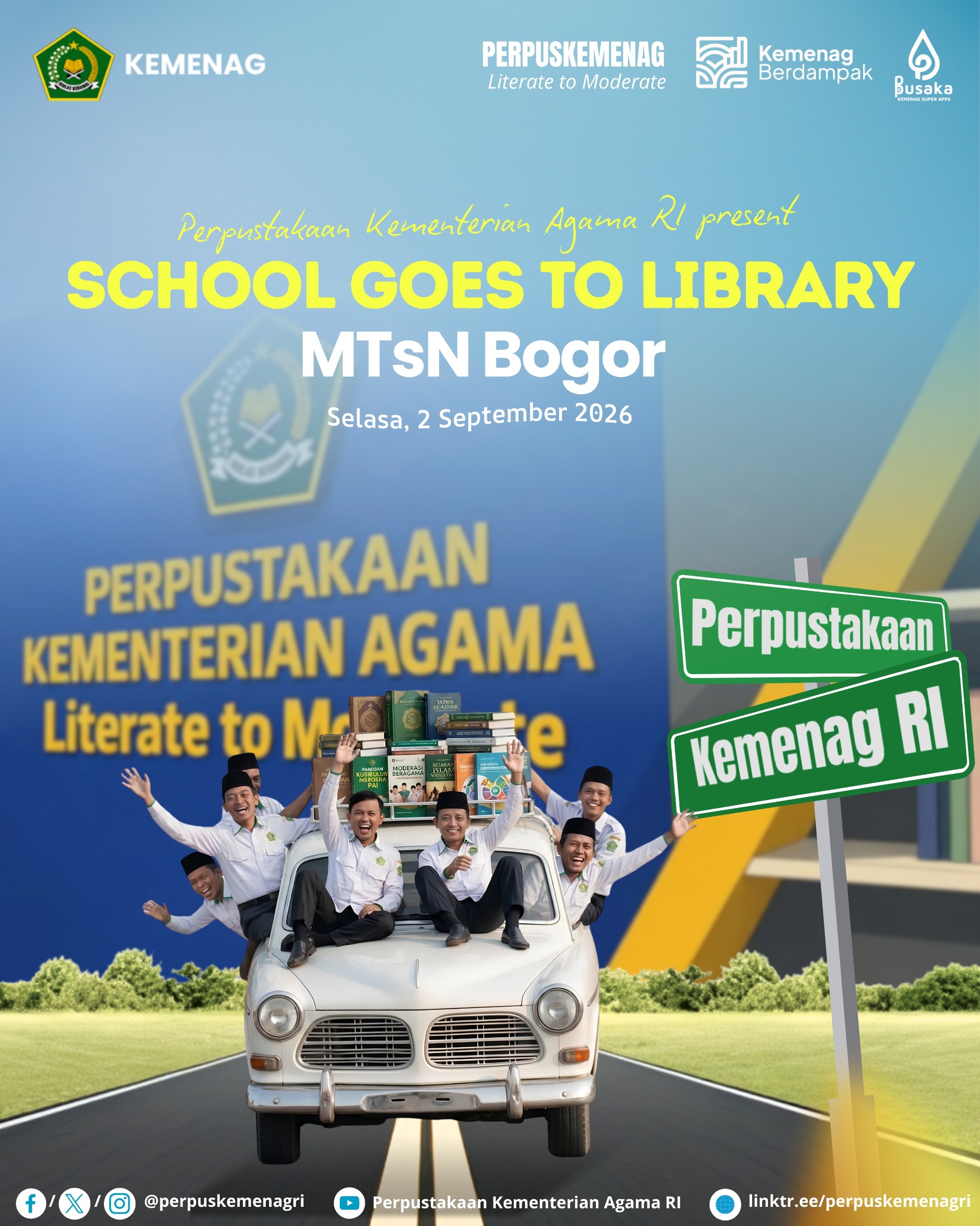 School Goes To Library: MTsN Kota Bogor