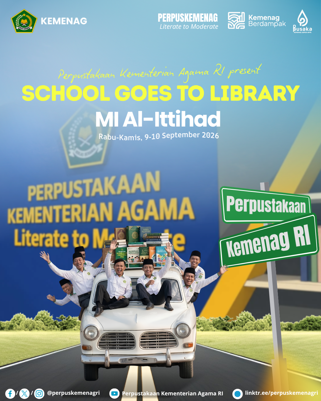 School Goes To Library: MI Al-Ittihad