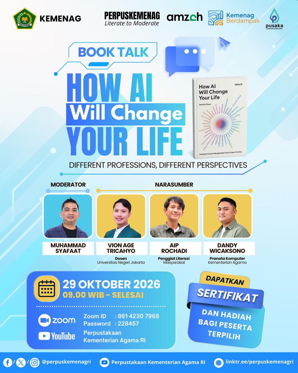 Book Talk AI “How AI Will Change Your Life”