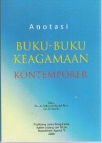 Image of Anotasi Buku-Buku Keagamaan Kontemporer