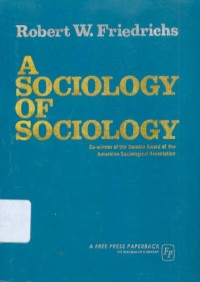 A Sociology of Sociology