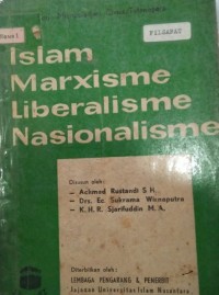 Islam Marxisme Liberalisme Nasionalisme