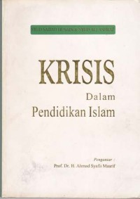 Krisis Dalam Pendidikan Islam