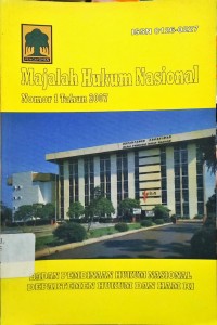 Image of Majalah Hukum Nasional
