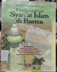 Pemberlakuan Syariat Islam di Banten