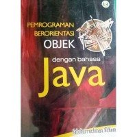 Pemrograman Berorientasi Objek Dengan Bahasa Java
