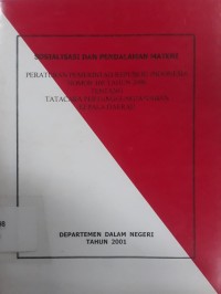 Image of Sosialisasi dan Pendalaman Materi: Peraturan Pemerintah Nomor 108 Tahun 2000 Tentang Tatacara Pertanggungjawaban Kepala Daerah